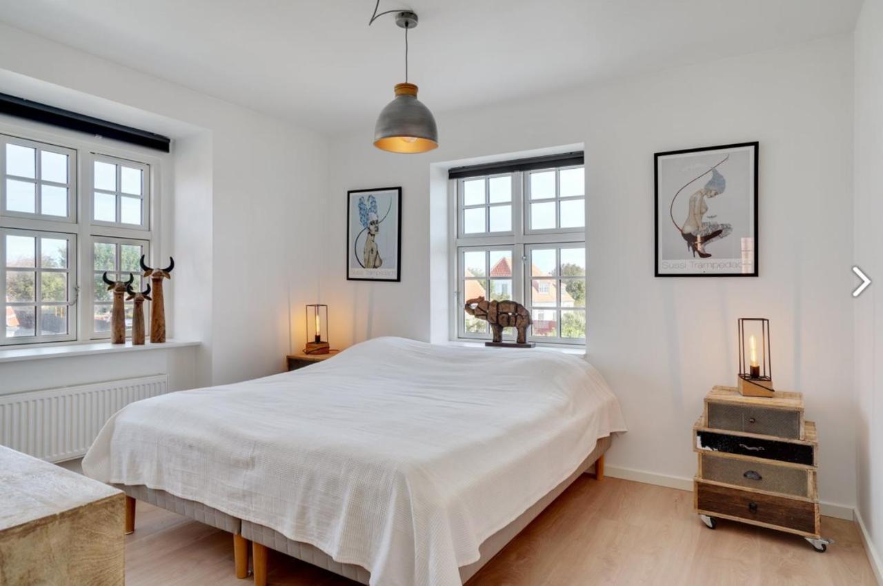 3- Skon Og Lyst Indrettet Ferielejlighed Skagen Buitenkant foto